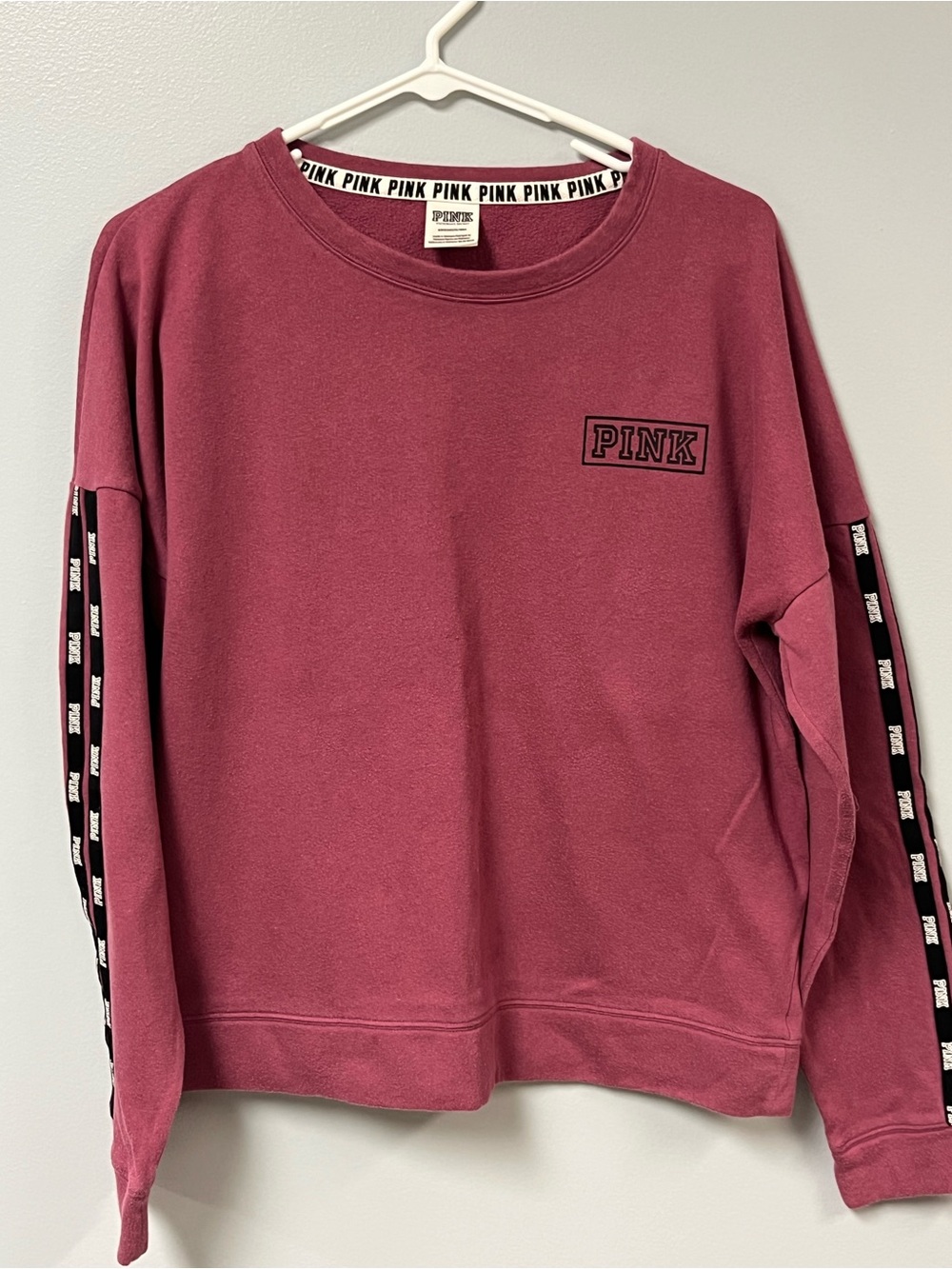 Victoria's Secret PINK Crewneck Sweatshirt in Dusty Rose